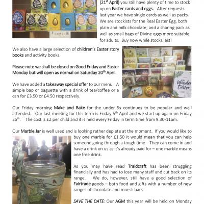 Friends Newsletter April 2019